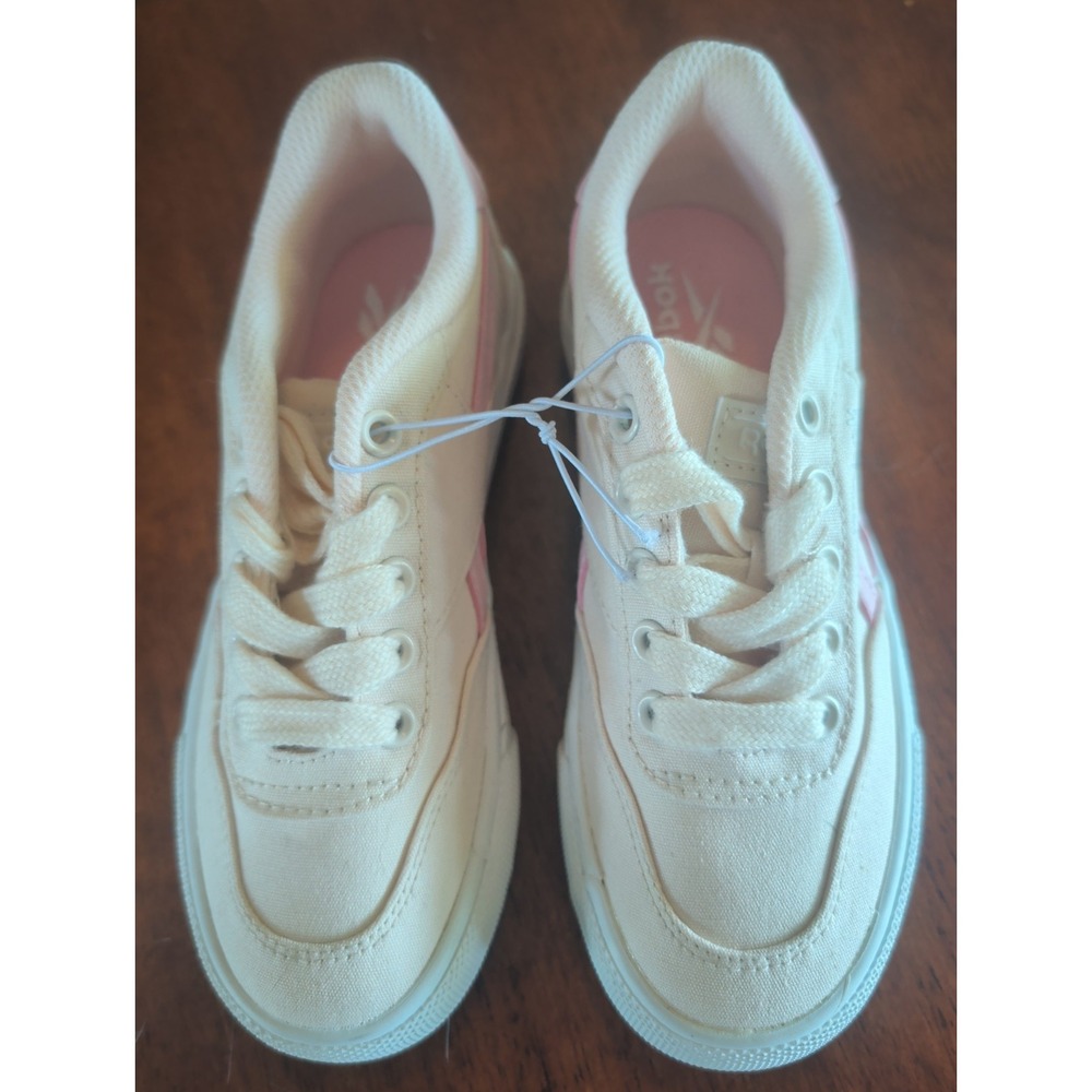 Reebok Girls Size 13K Light Pink Lace Up Sneakers Casual Athletic Shoe
